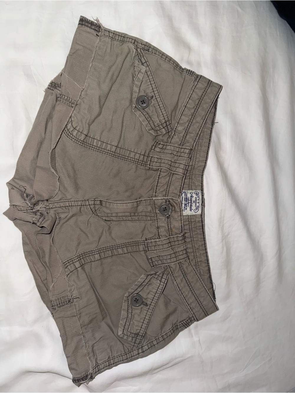 Vintage low-Rise aero Khaki Women’s Shorts